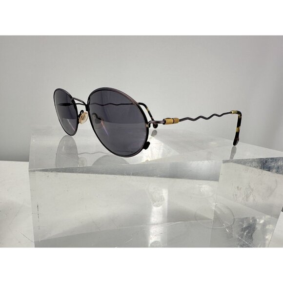 Ellen Tracy T200-11 Vintage Oval Sunglasses 52-19-140 Made In Austria (AB) - Picture 1 of 11